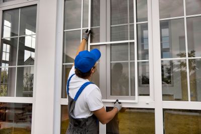 Outdoor Window Installation